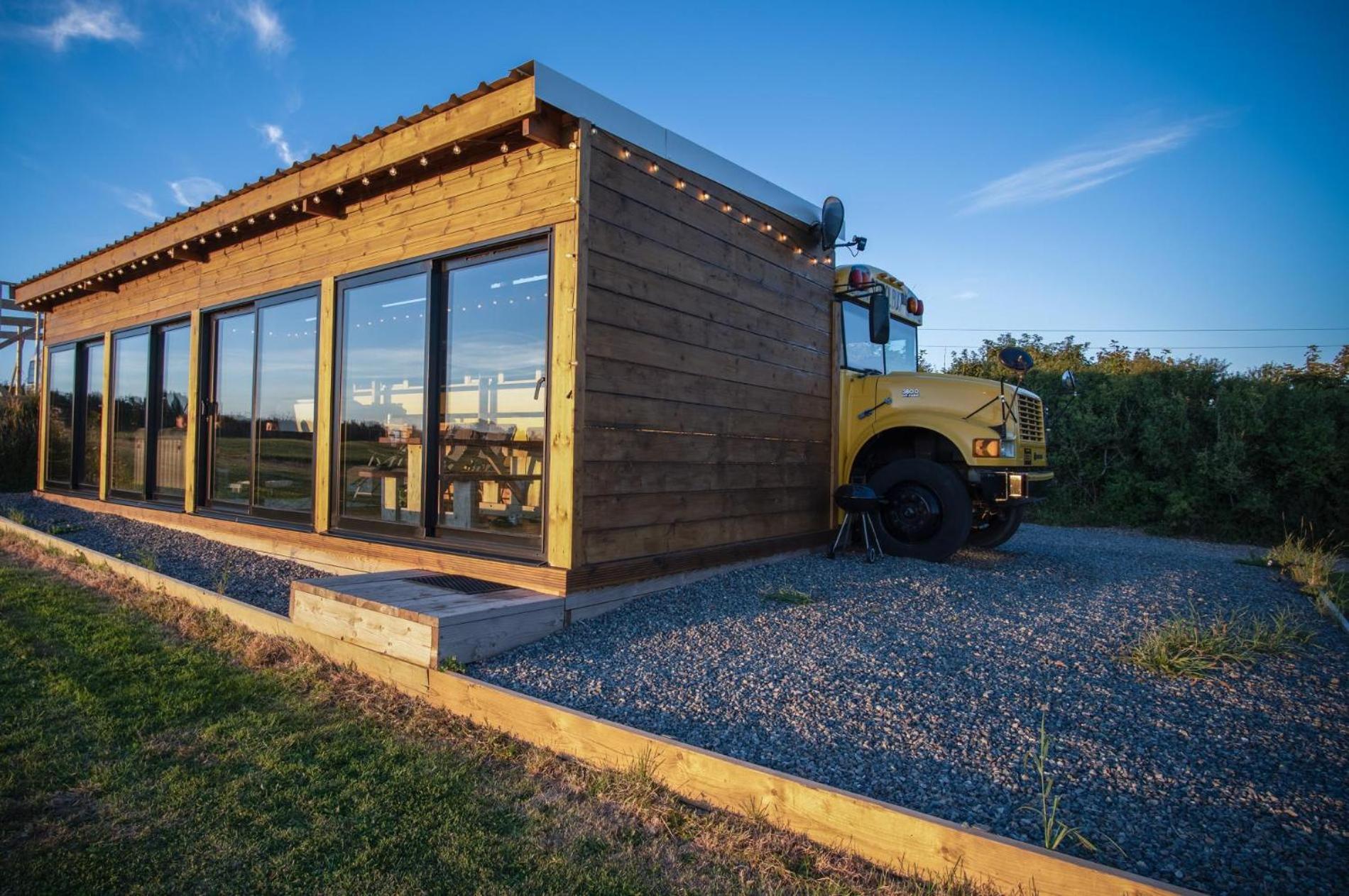 American School Bus - 1 Bedroom - Blossom Farm - Tiers Cross Johnston Extérieur photo